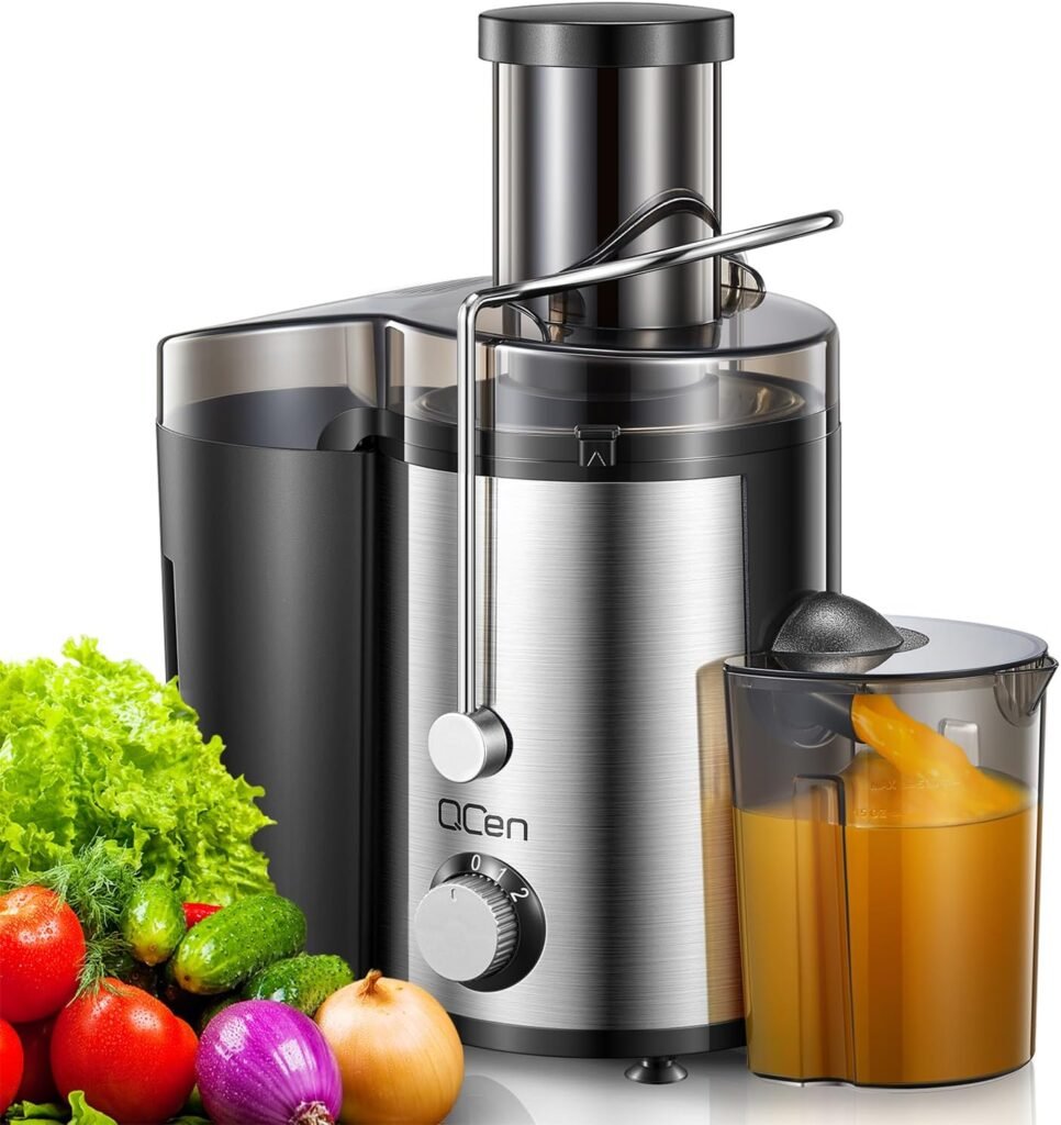 extractor de jugo qcen 2 velocidades 800 watts