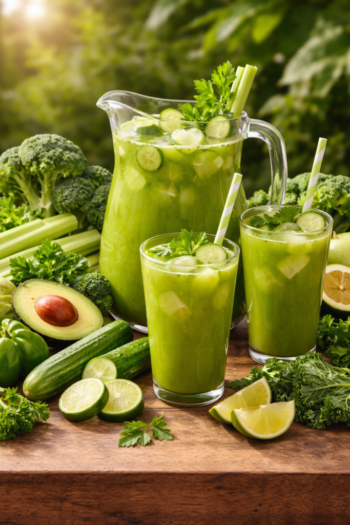 Jugo de verduras extractor prensado en frio ninja